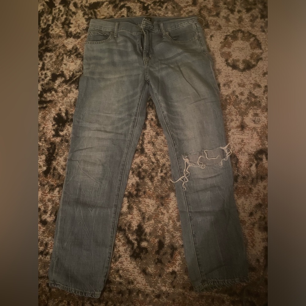 Gap best girlfriend ripped jeans